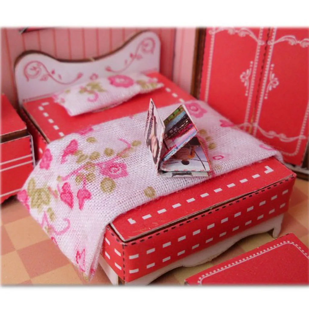1/24 DIY кукольный домик Миниатюрные наборы деревянные кукольные домики с полной