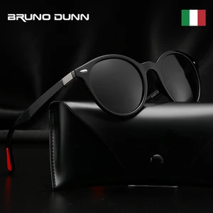 Солнечные очки BRUNO DUNN круглые для мужчин и женщин, модные поляризационные солнцезащитные аксессуары для вождения, очки для путешествия лучей, 2019