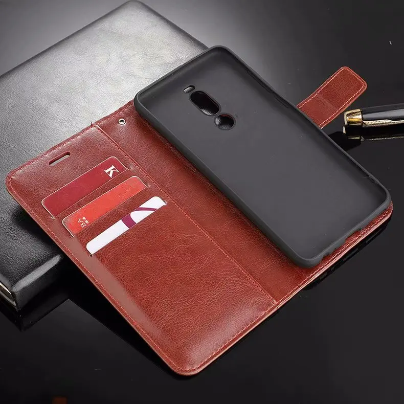 Для Meizu X8 чехол премиум класса из искусственной кожи кожаный флип-чехол для Meizu X8 X 8 M852Q 6,2 дюймов Чехол Couqe