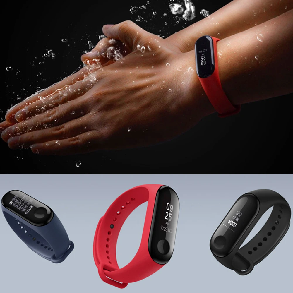 Горячая замена силиконовые часы ремешок Браслет Для Xiaomi Miband 3 Смарт