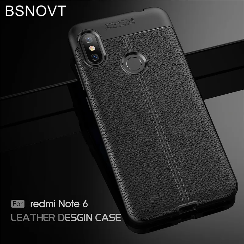 

For Xiaomi Redmi Note 6 Case Soft Silicone Leather Shockproof Phone Case For Xiaomi Redmi Note 6 Pro Case For Redmi Note 6 6 Pro
