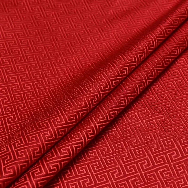 Жаккардовая шелковая жаккардовая атласная ткань подушка Qipao для косплея 50 см * 75