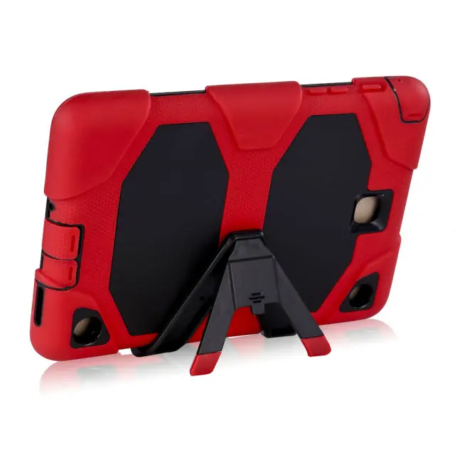 3 в 1 армированный силиконовый гибридный прочный чехол с подставкой для больших