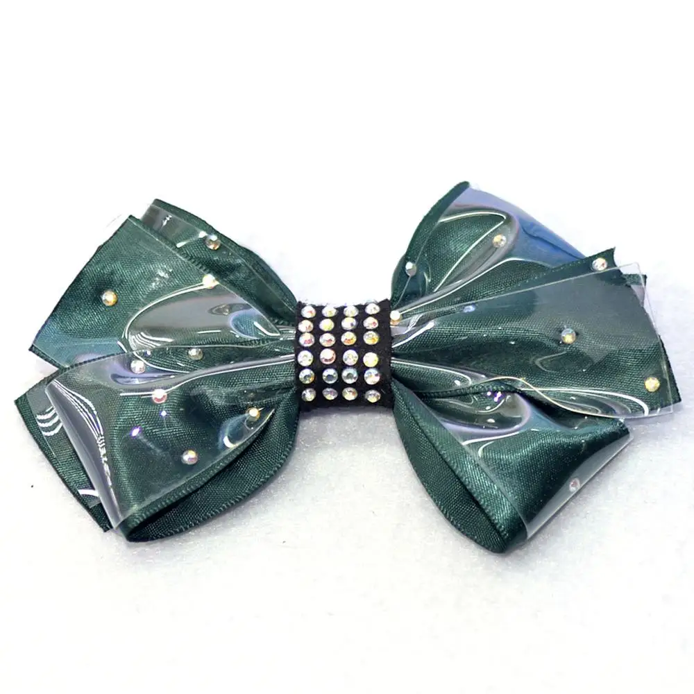 2PCS Bow Shoe Charms Shoes Decorations For Women High Heels Pumps Sandals Bowknot Crystal Accessoires Satin &amp TPU | Обувь