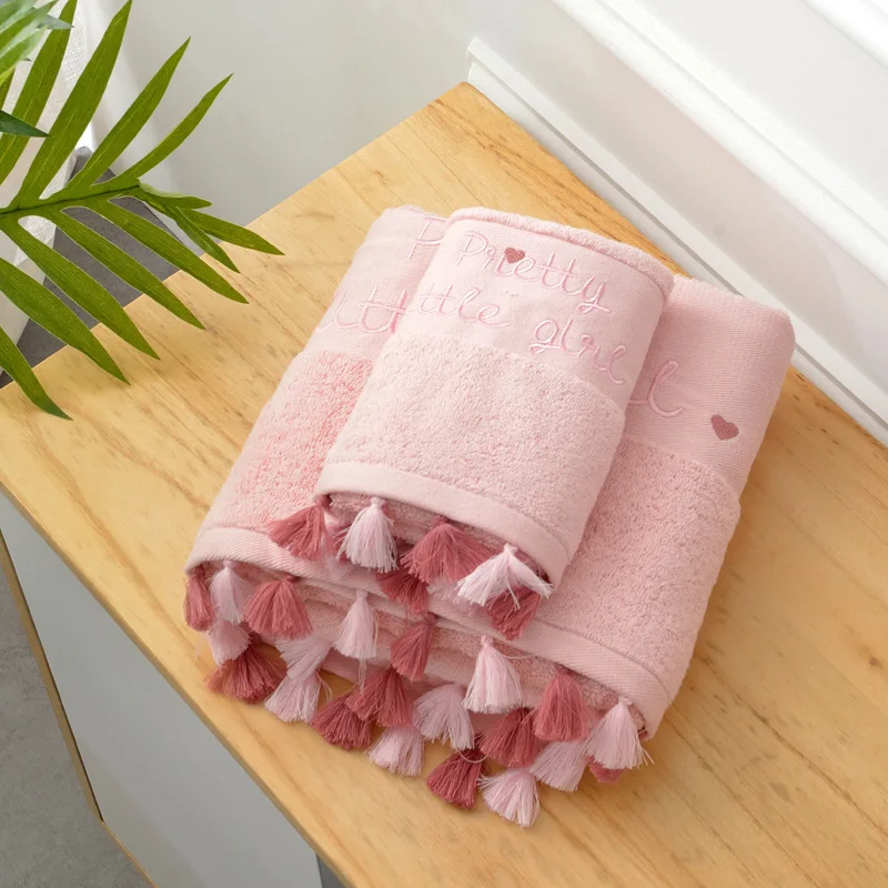 Набор полотенец с кисточками пляжное полотенце вышивкой высокое качество ванная
