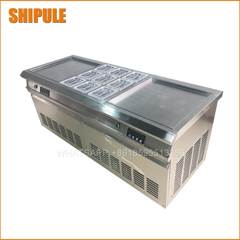 С холодильником/морозильной камерой и 9 охлаждающими баками/баррель двойная