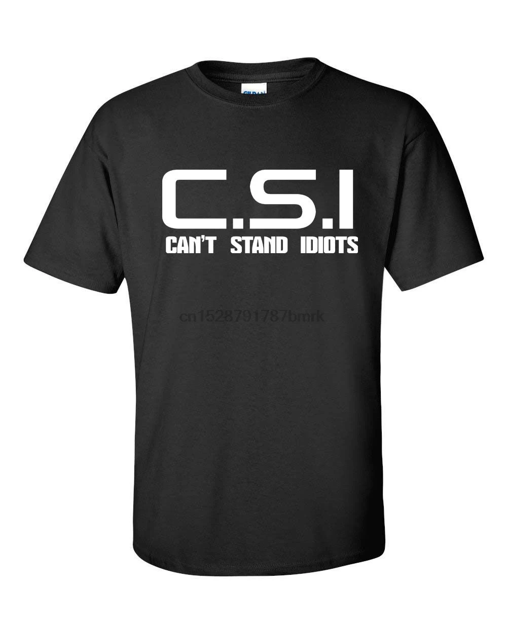 2019 горячая Распродажа модная смешной Мужская футболка c. S. I Can Stand Idiots tv от
