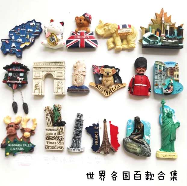 

(6 pieces / lot)Creative tourist souvenir refrigerator