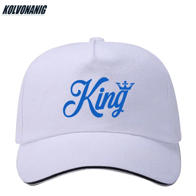 

Hot Sale KING QUEEN Letter Printed Baseball Cap Lovers Adjustable Snapback Sun Caps Hip Hop Women Men Outdoors Baseball Caps