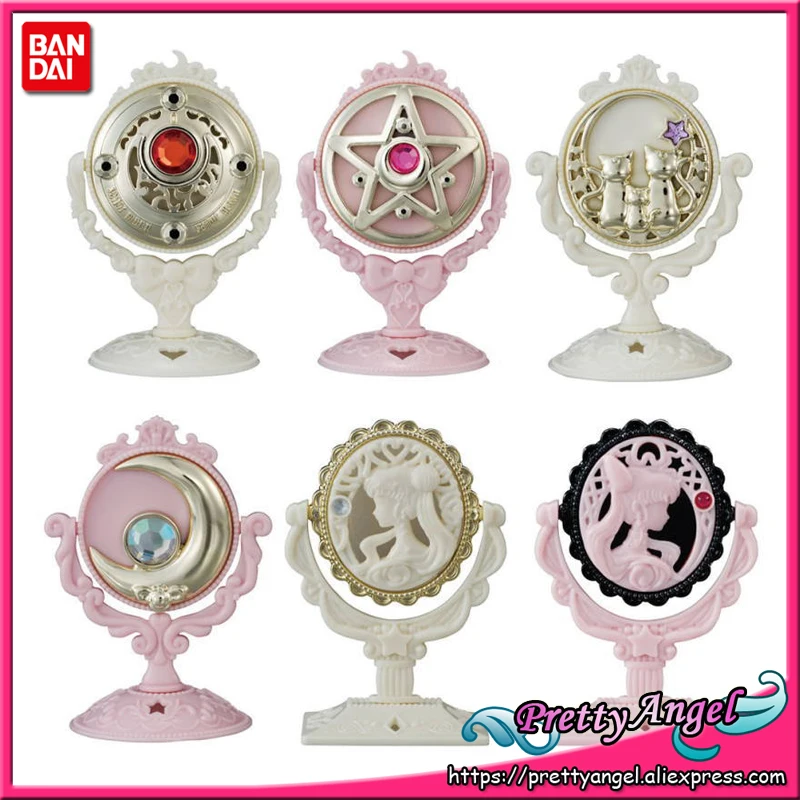 PrettyAngel Genuine Bandai Pretty Guardian 25 подставка Ювелирная зеркальная фотография 6 шт.|Игровые