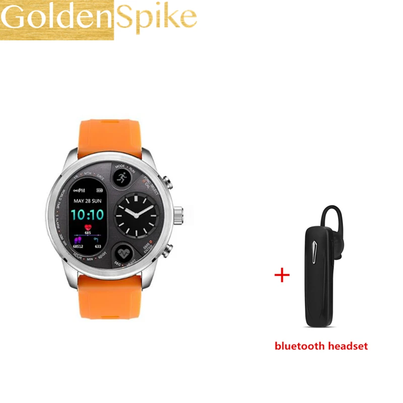 Новая гарнитура + T3 спортивные гибридные Смарт-часы Нержавеющая сталь Фитнес