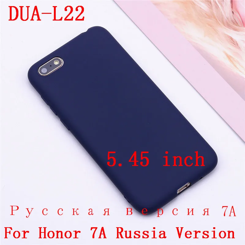 Dark Blue Для huawei Honor 7A Pro 5,7 чехол AUM-L29, Мягкий ТПУ силиконовый чехол для huawei Honor 7A DUA-L22 5,45, чехол, чехол для телефона s - Цвет: Dark Blue