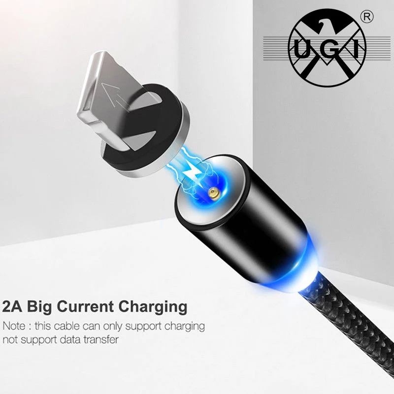 1 м 2 USB Type C Магнитный кабель для Samsung Galaxy S9 Note 8 S8 Быстрый зарядный зарядное