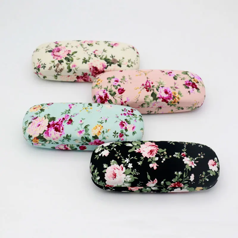 Retro Chinese style Eyewear case men women clean cloth elegant eyeglass Box Art Painting Glasses Case 4 Colors YY-007 | Дом и сад