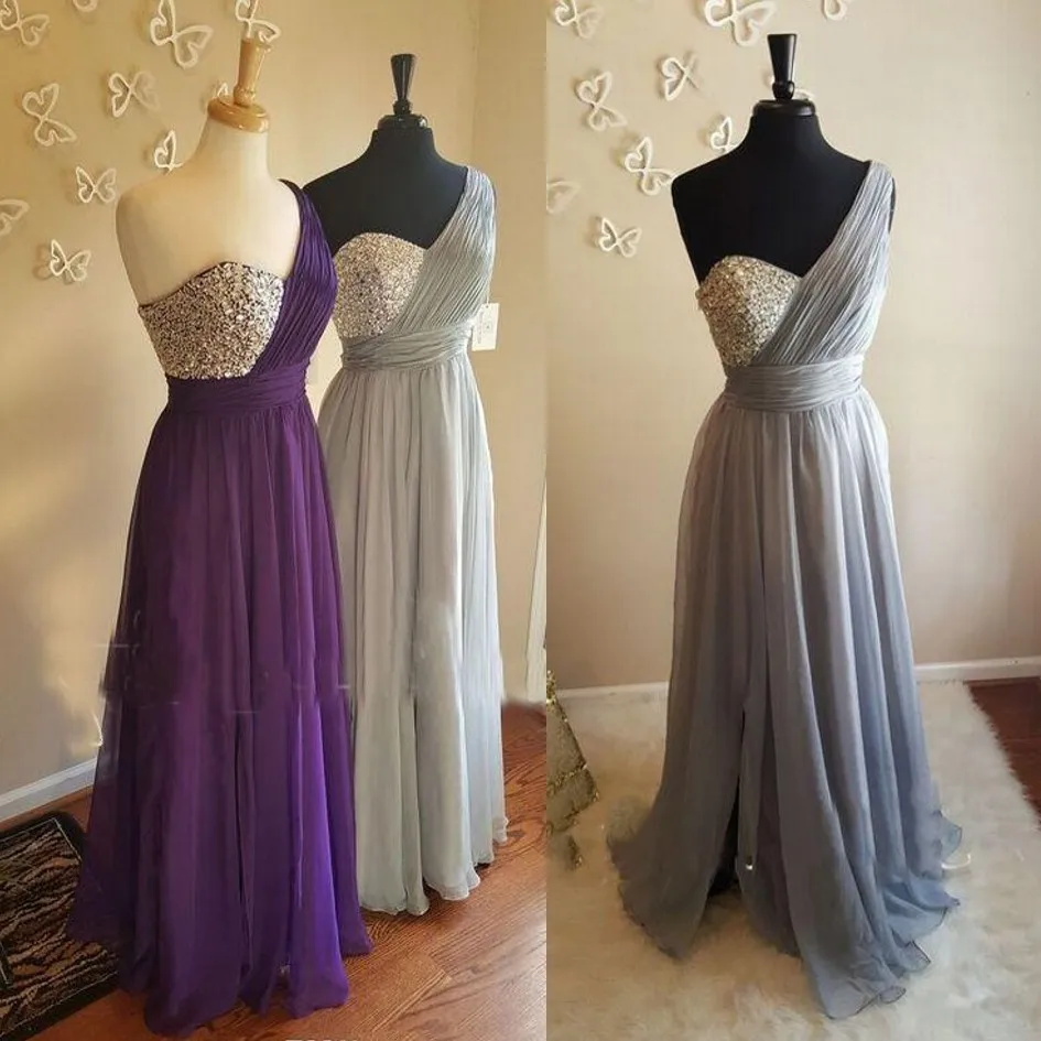 Vestido de festa longo/платья подружки невесты с кристаллами и бусинами; шифоновое фиолетовое свадебное платье для гостей; платья подружки невесты для подружки невесты