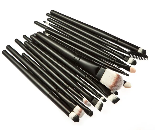 20 шт. набор кисточек для теней кисточка румян косметических кистей инструменты с