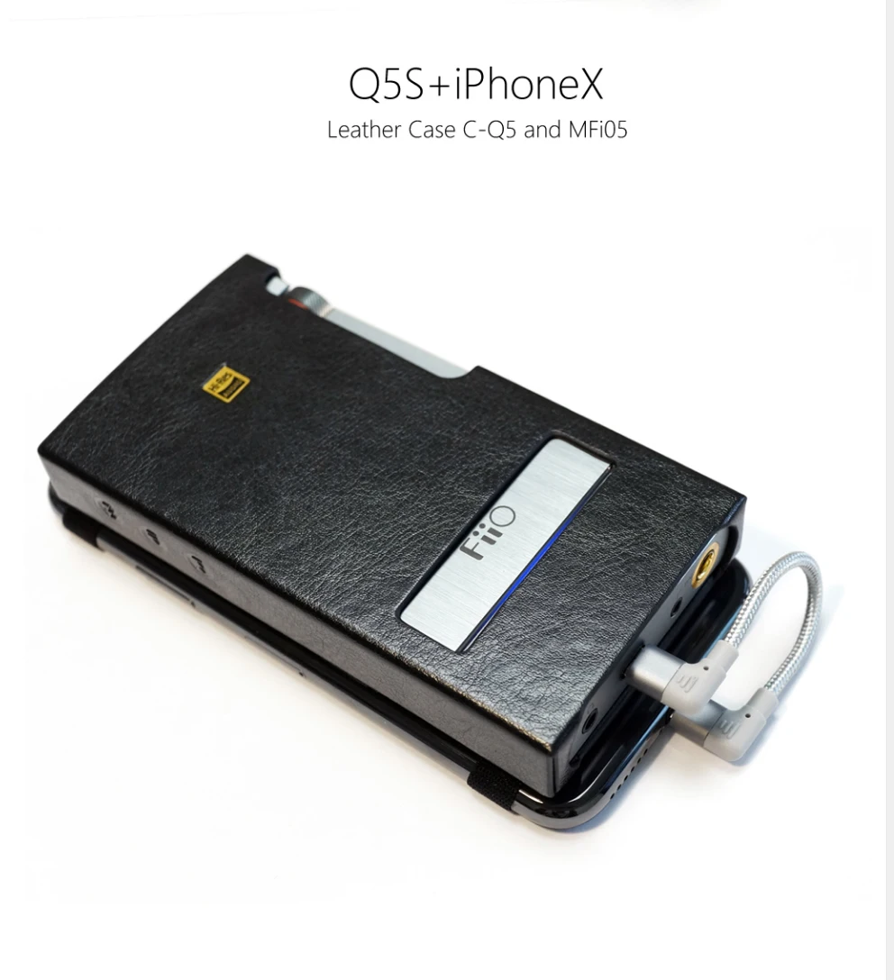 Кожаный чехол для FiiO Q5 или Q5S корпус AMP чехол для агрегации