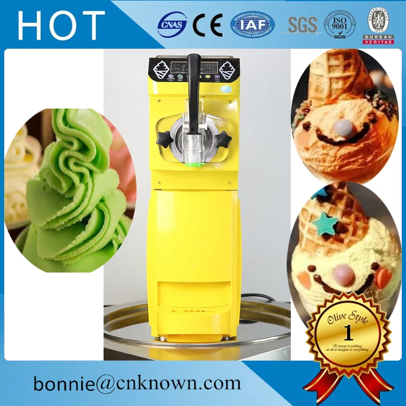 

Automatic Small single head ice cream soft cone ice cream monochrome machine
