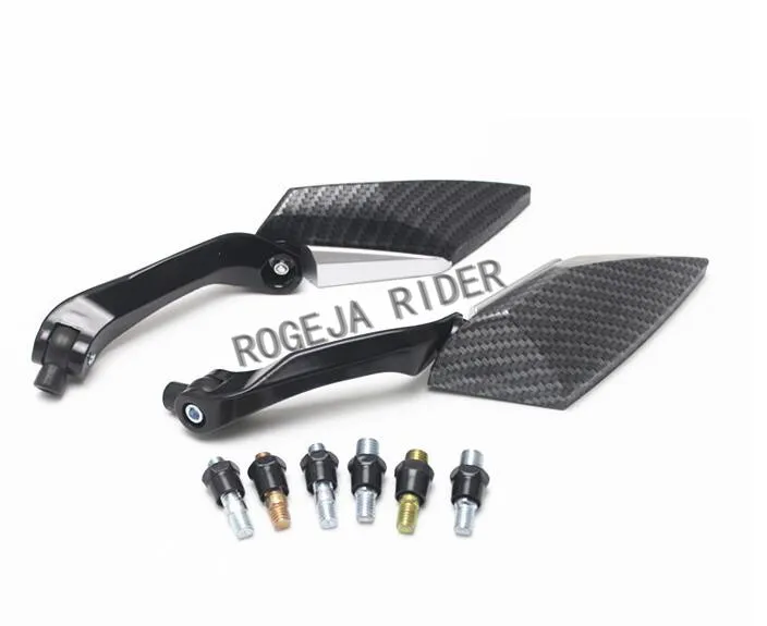 Модифицированное зеркало заднего вида KOSO черный алюминиевый полюс пластик