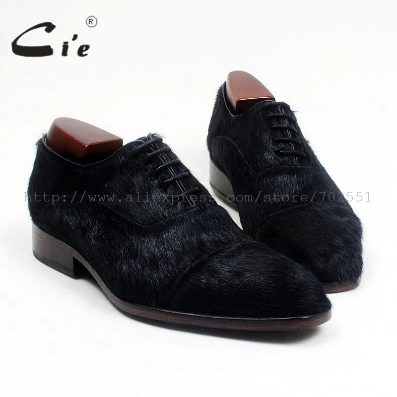 Мужская обувь ручной работы на плоской подошве cie квадратный носок черные