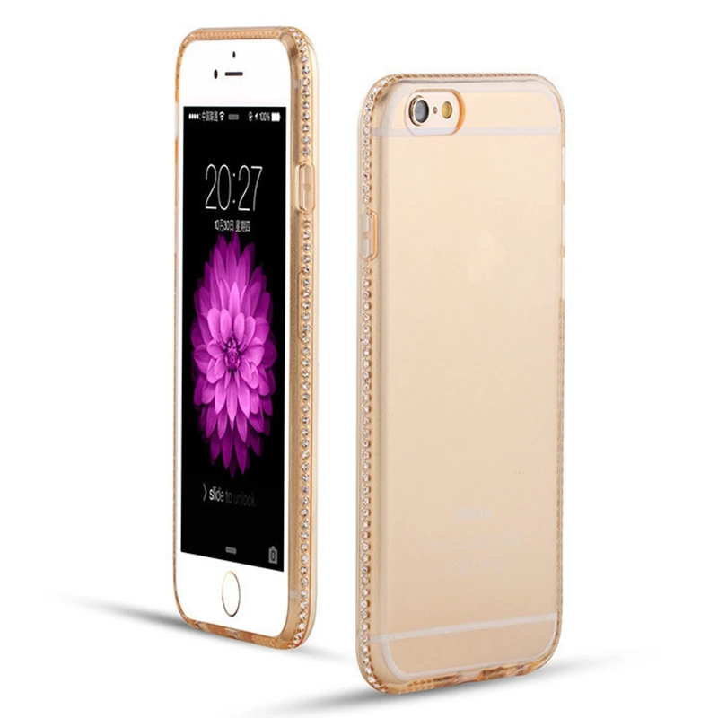 Силиконовый чехол для iPhone 6 6S 7 прозрачные чехлы Plus 5 прозрачный мягкий из ТПУ с