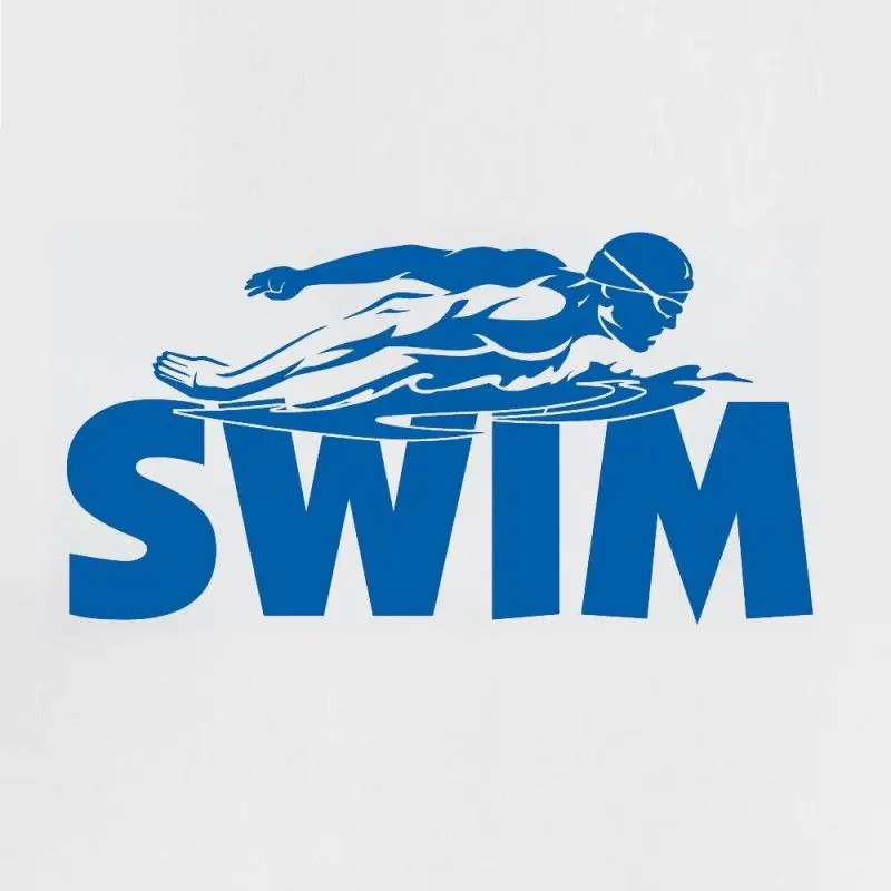 DCTAL swim decal triatlon etiqueta Run Riding nadador Decal natacion vinilo chm decoracion Mural bano Sticker 785+ | Дом и сад