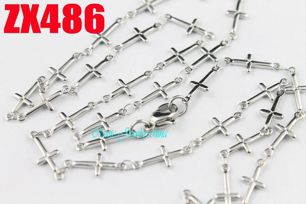 Тонкое ожерелье из нержавеющей стали 6 мм религиозное для женщин и мужчин модные