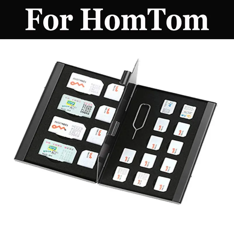 

Memory Card Holder SIM Cards Storage Case For HomTom HT17 HT7 Pro HT16 HT10 HT3 Pro HT20 HT30 S8 HT12 HT37 S7 S16 HT50 S99