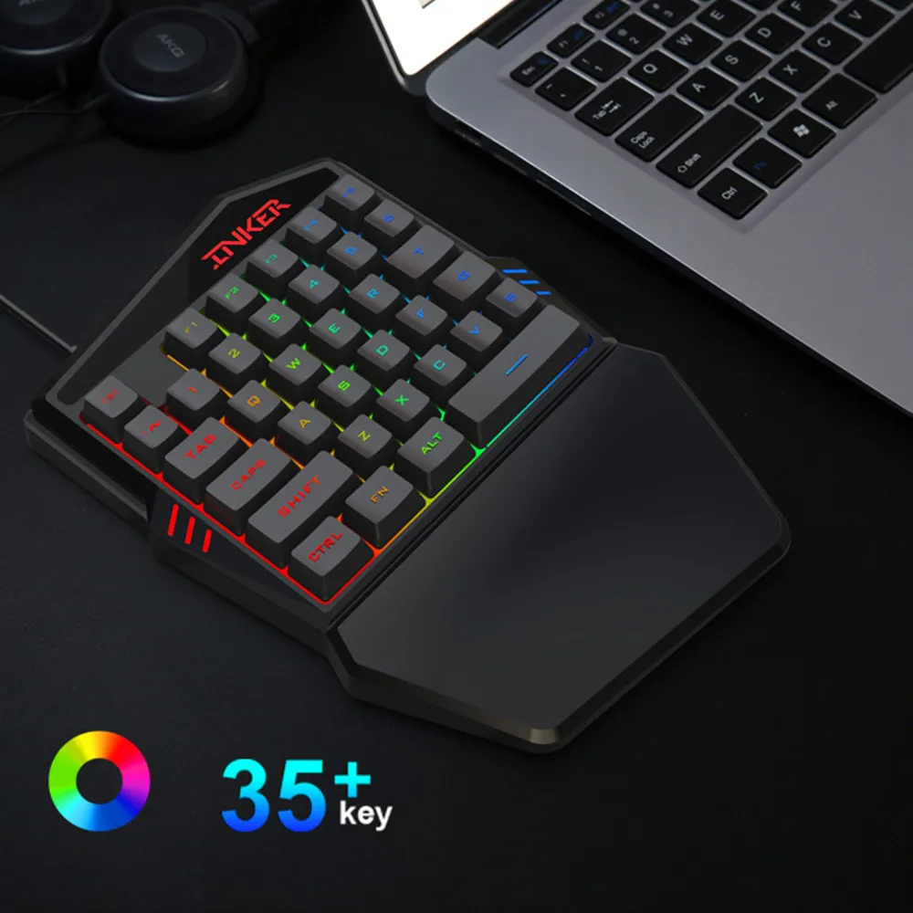 PUBG игровая клавиатура с одной рукой teclado para celular конвертер адаптер подключи и играй Мобильная клавиатура к игровой клавиатуре