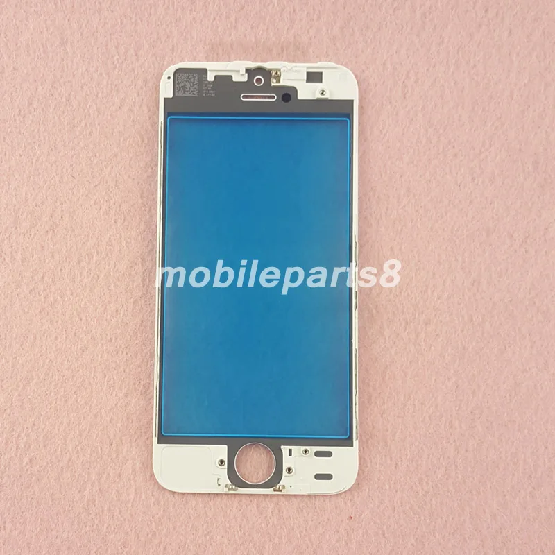 100 шт./лот DHL Бесплатная доставка Стекло с рамкой для iPhone 5C спереди Экран внешний