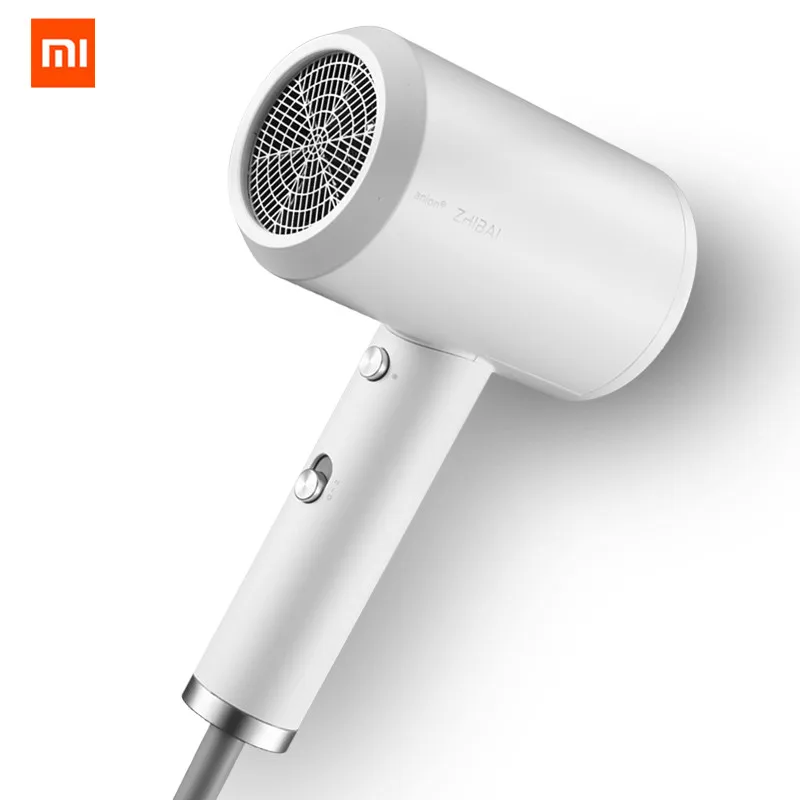 CN plug Фен для волос xiaomi mi jia zhiabi mi ni Портативный анион HL3 1800 Вт 2 скорости температуры mi фен для путешествий и дома - Цвет: CN plug