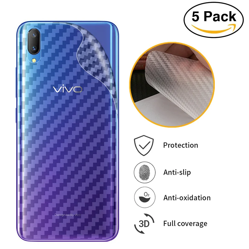 3D защитная пленка из углеродного волокна для VIVO V11 Pro V11i Z3i Y95 Y93 Y91 X23 X21 S Y85 Y83 NEX