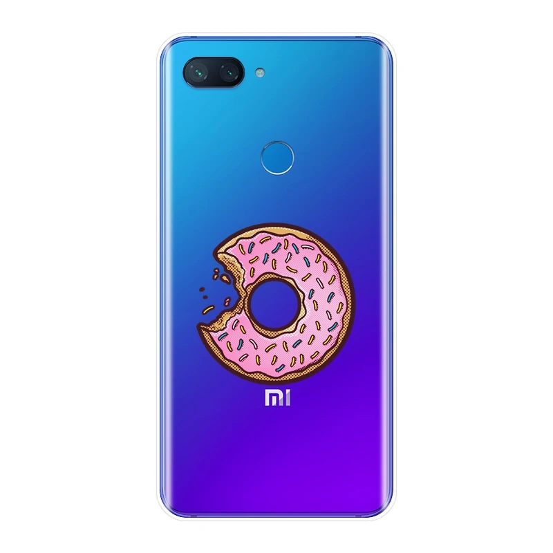 Мягкий силиконовый чехол для телефона Xiaomi MI 5 5C 5S 5X 6 6X Plus пончик мороженое Cooky ack A1 A2