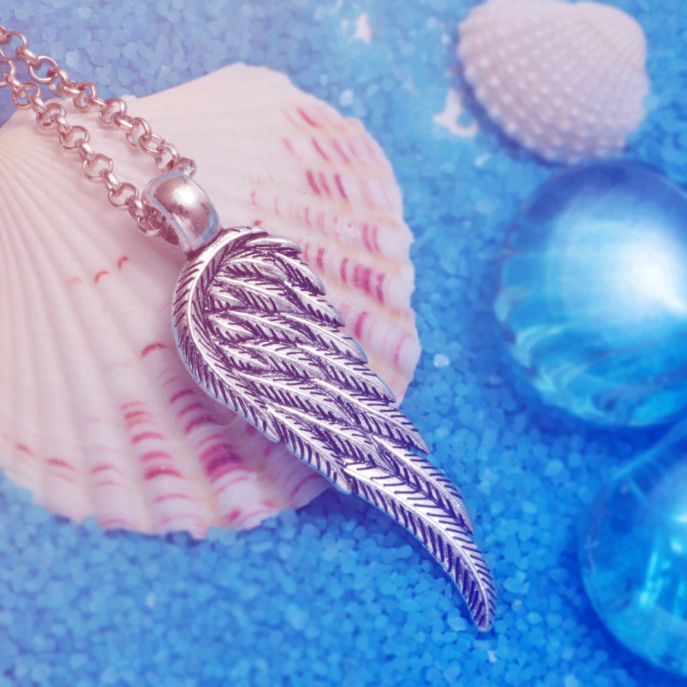 Новое поступление подвеска с подвеской в форме крыльев Ангела длина 62 см XL0082|necklace