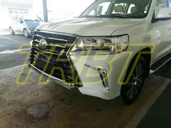PP Plastic Body Kit LX570 Design Front Bumper Rear Grill Headlight Case For Toyota Land Cruiser 2016 |