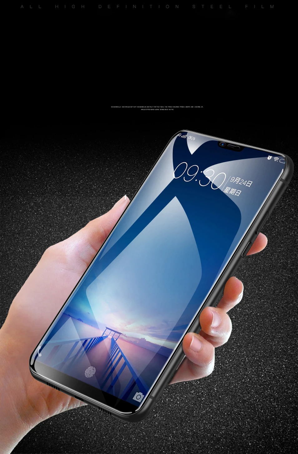 С уровнем твердости 9H закаленное Стекло пленка для Vivo V11 Pro V11 Y83 Y81 X21 V9 Молодежные полное защитное покрытие, защитное стекло 2.5D высококачественный защитный чехол для OPPO F7 F5