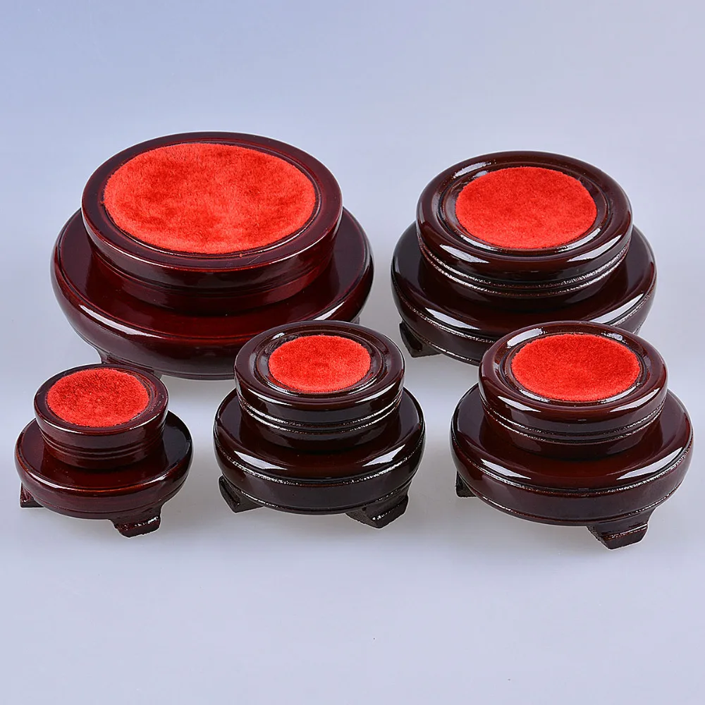 Деревянная подставка для дисплея основа хрустального шара искусственный камень