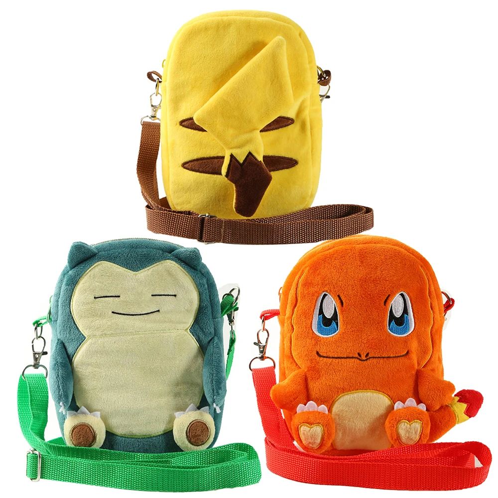 19*15*4 см плюшевая маленькая карманная Psyduck Charmander Eevee маленькая сумка в виде котенка
