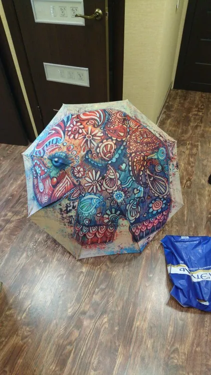 Племенной цветочный узор слон и французская карта Парижа Стильный Уникальный