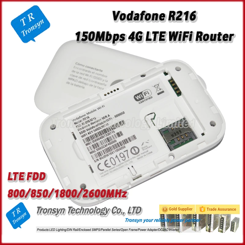 Оригинальный Wi-Fi роутер для Vodafone R216 разблокировка 150 Мбит/с поддержка 800/850/1800/2600