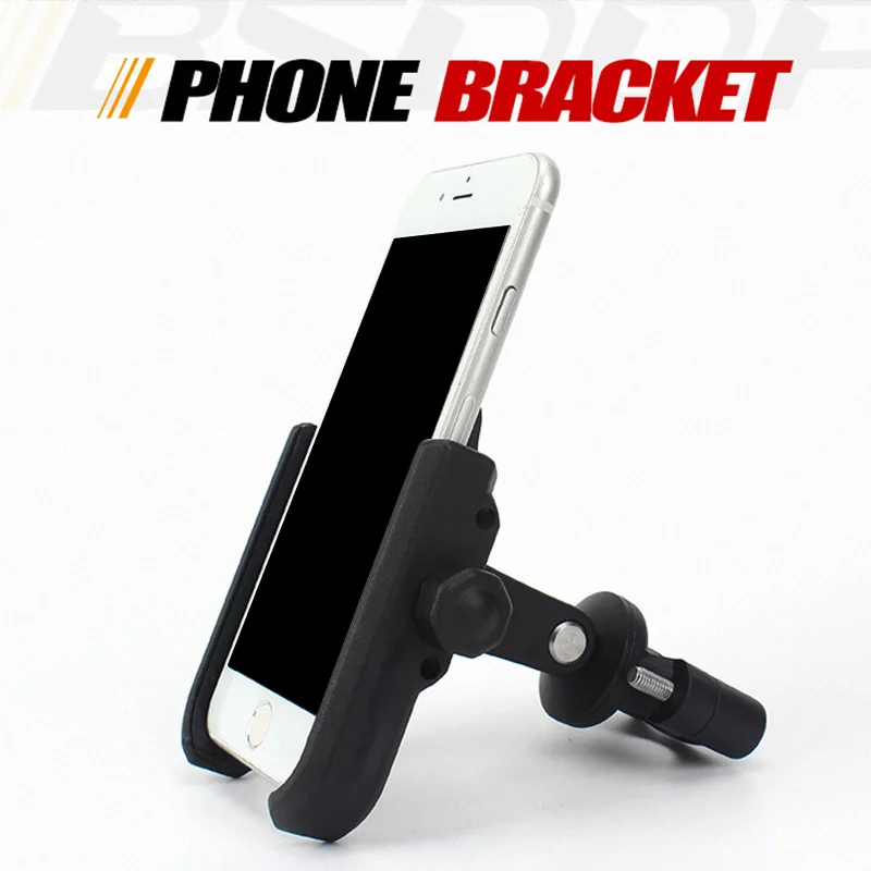 Newly Universal Motorcycle Scooter Handlebar Rearview Mirror Mount Holder Phone Mobile USB Charger BFE88 | Спорт и развлечения