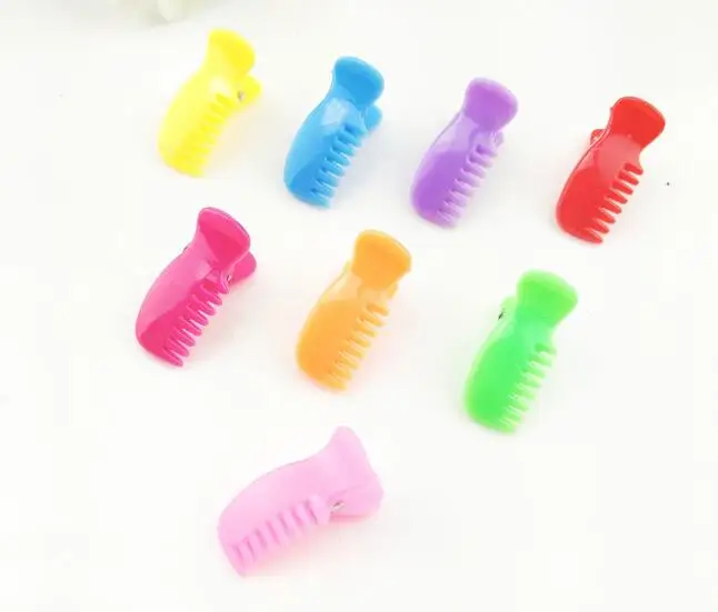 10 шт. новая прелестная маленькая детская заколка для волос для малышек в ярких цветах "Цветочный зажим" аксессуары для волос для детей оптом.