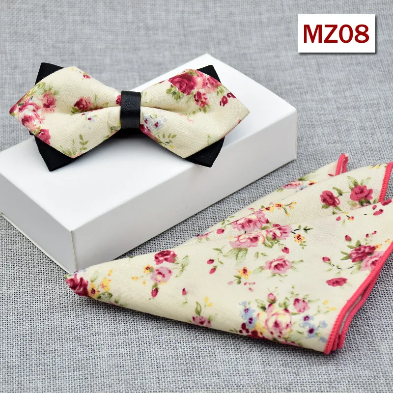 New Bow Tie and Pocket Squares Set For Wedding Party Men Formal Business Suits Accessories Handkerchief Bowtie Sets | Аксессуары для