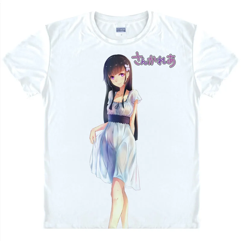 Coolprint Футболка с изображением в стиле аниме Sankarea вечной футболки &quotлюбовь&quot