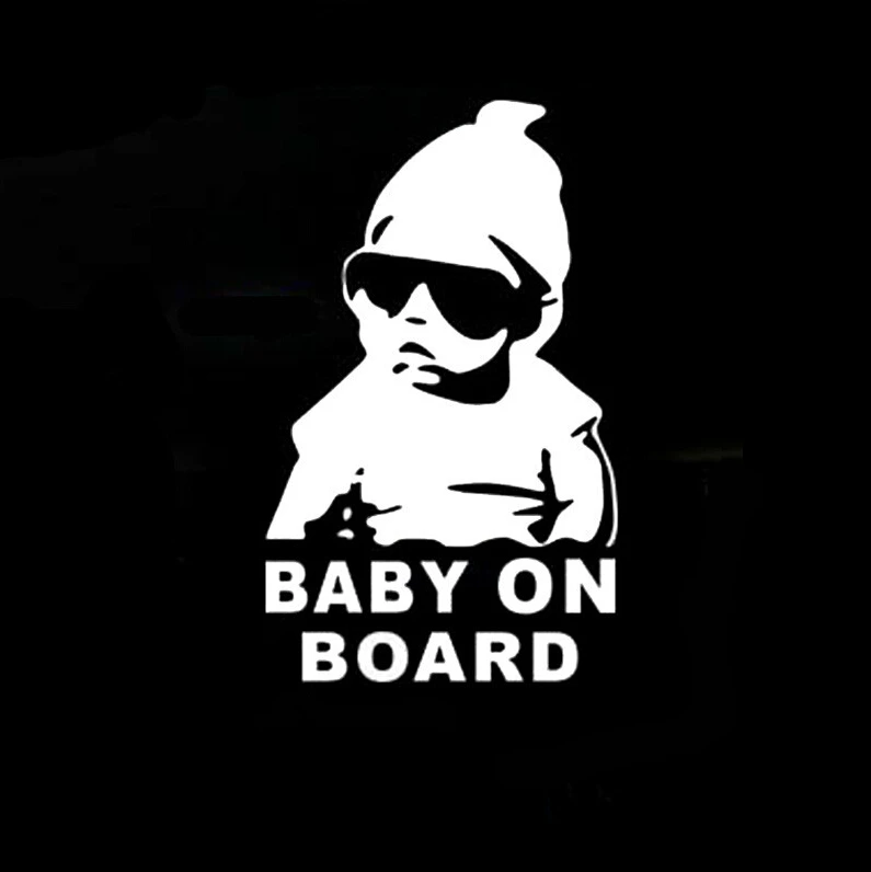 BABY ON BOARD Creative Car Sticker Tail Warning Sign Decal For Nissan juke qashqai j11 10 x-trail note Kicks nismo Navara NP300 |