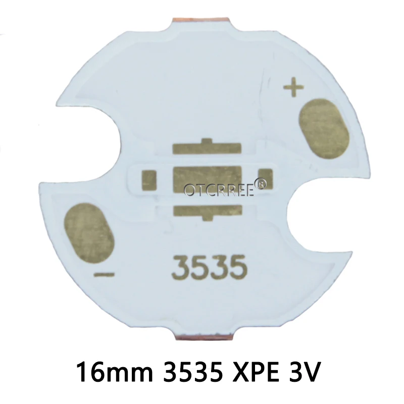 1 10 шт. 20 мм медная печатная плата Cree XPG XPG2 XPE2 XML XML2 XHP50 XHP70 MKR 3V6V12V светодиодная x 6