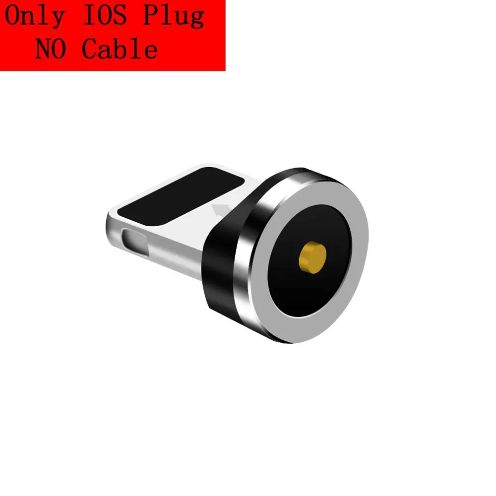 For IOS Plug MOOJECAL, магнитный кабель для подключения к сети Тип C Micro USB C 8 pin адаптер быстрой зарядки телефона Microusb магнит Зарядное устройство Шнур вилки - Тип штекера: For IOS Plug