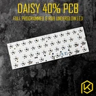 Механическая клавиатура daisy 40% с поддержкой TKG-TOOLS Underglow RGB led PCB 40%, программируемая двойная клавиатура mx alps matias