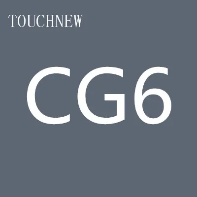 CG6 TOUCHNEW, 168 цветов, одиночные художественные маркеры, кисть, эскиз, на спиртовой основе, маркеры, двойная головка, манга, ручки для рисования, товары для рукоделия - Цвет: CG6