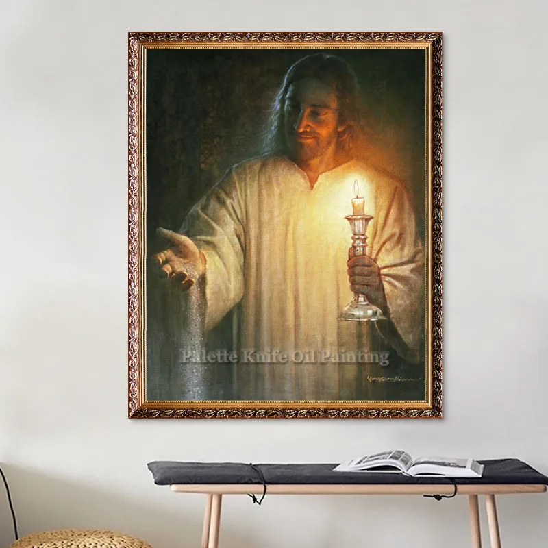 Картина маслом на холсте с изображением Иисуса Христа 83|art pictures|picture for living roomcanvas